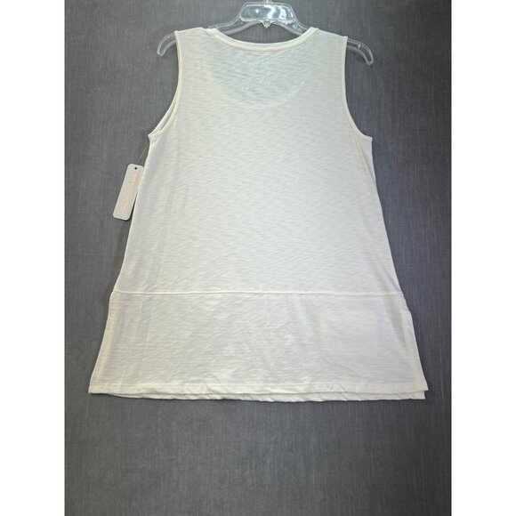 Soft Surroundings‎ Women Sleeveless Beige Tunic Tank Top Front Pocket Size Small - Picture 8 of 9